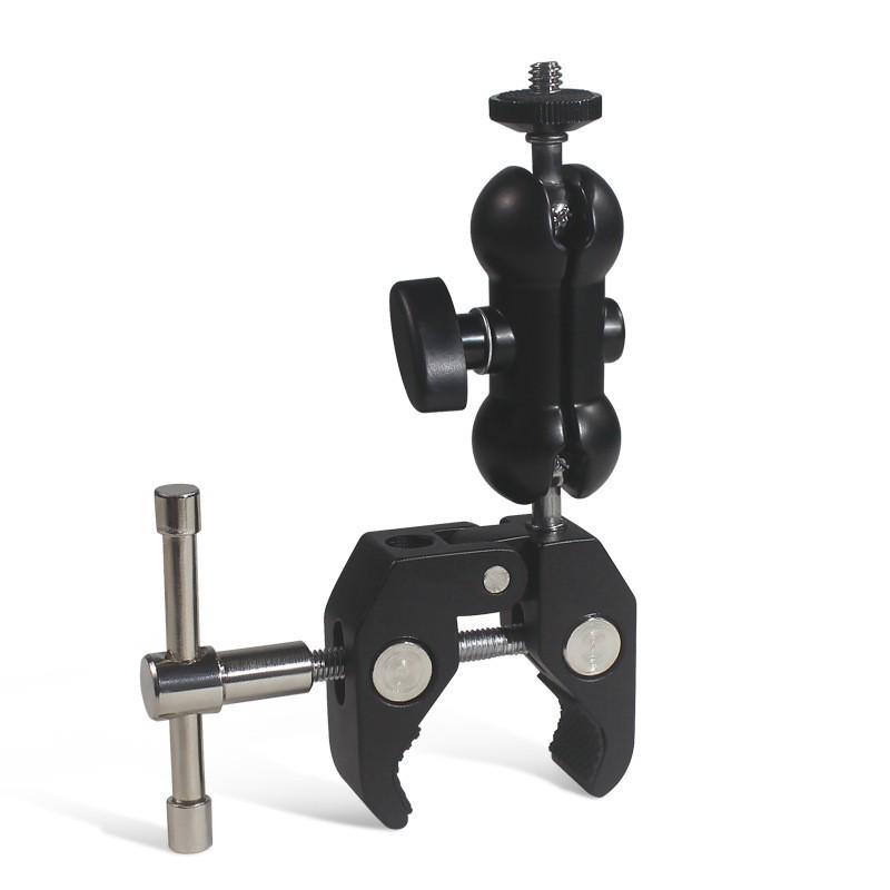 360-Degree Rotating Phone Holder with Strong Clamp for Motorcycles and Electric Vehicles