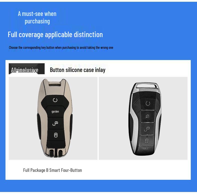 BYD Tang & Qin Pro New Energy Car Key Shell Case for Second Gen
