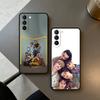 Hot J-Joker O-Out Band Phone Case For Samsung S25,24,23,22,30,21,10,9,Ultra,Plus,Lite,FE,4,5 G Soft Black Case