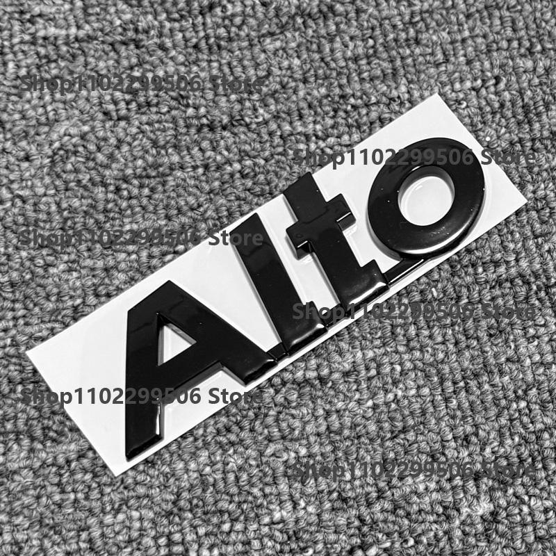 Apply To Suzuki SWIFT Alto SX4 S-CROSS  Vitara  Alivio Silvery Black Rear Logo Wordmark Luggage Compartment Sign Tailbox Sign