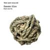 Natural Handmade Woven Rattan Teething and Chew Toy for Rabbits, Hamsters, and Chinchillas - Boredom Relief Ball