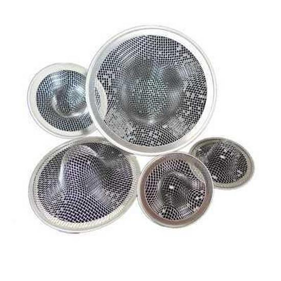 Stainless Steel Kitchen & Bathroom Sink Strainer - Anti-Clog Hair Catcher & Drain Filter