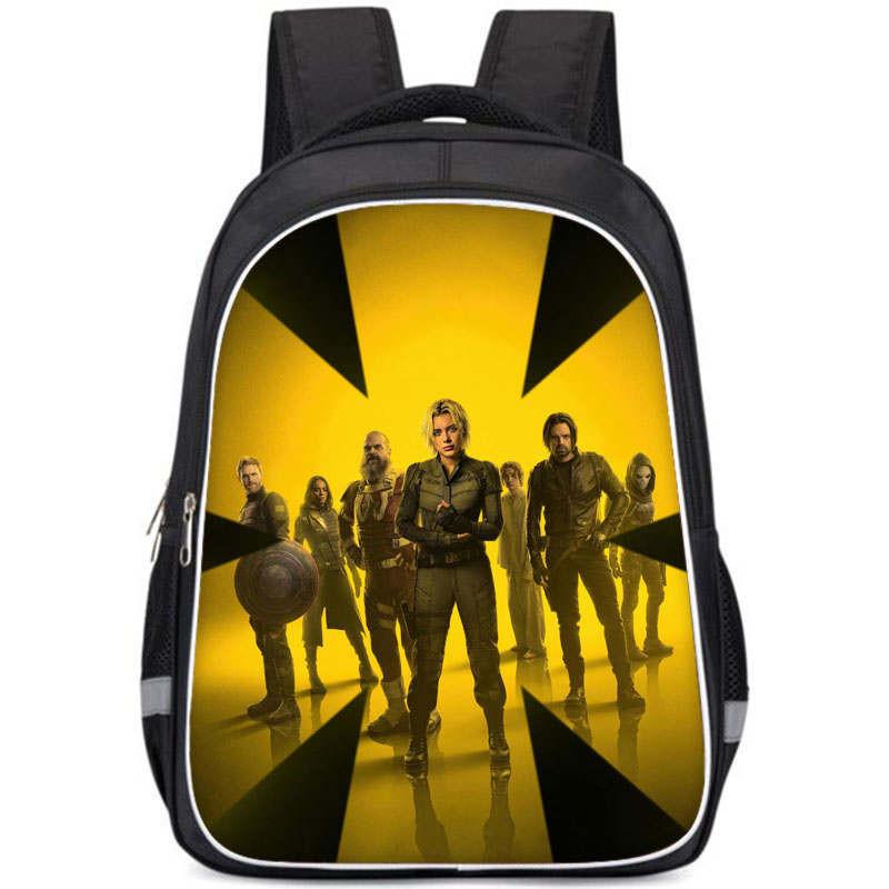 Student Thunderbolts Backpack Ergonomic Zippers And Shockproof Base For Teens