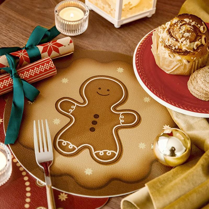 

Рождественские кухонные впитывающие и нескользящие коврики, Впитывающие и нескользящие коврики для кофемашины, Кухонные обеденные коврики M&PENTAGRAM коричневый