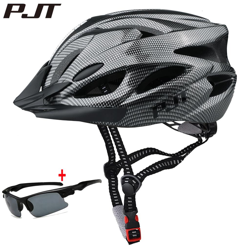 Pmt Cycling Helmet Comfort Lining Lightweight Hollow Riding Safety Cap Head Protection Bicycle Mtb Helmets Sun Visor Bike Helmet