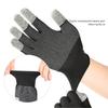 1 Pair Five Finger Touchscreens Gloves With Extended Cuffs And Nonslip Palms For Winter Outdoor Activity