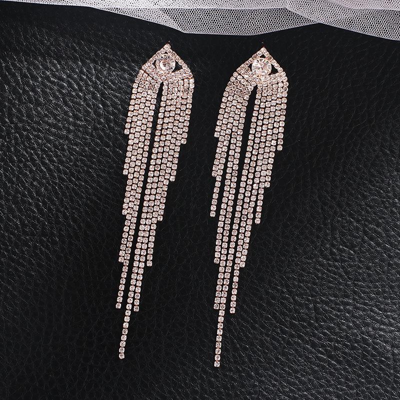 New Arrivallong Earringselegant Tassel Claw Chain Earrings Female Bridal Earrings Earrings