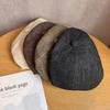 2025 Hemp Cotton Slouchy Newsboy Cap - American Vintage Pure Color Painter Hat Women Oversized Flattering Reversible Summer