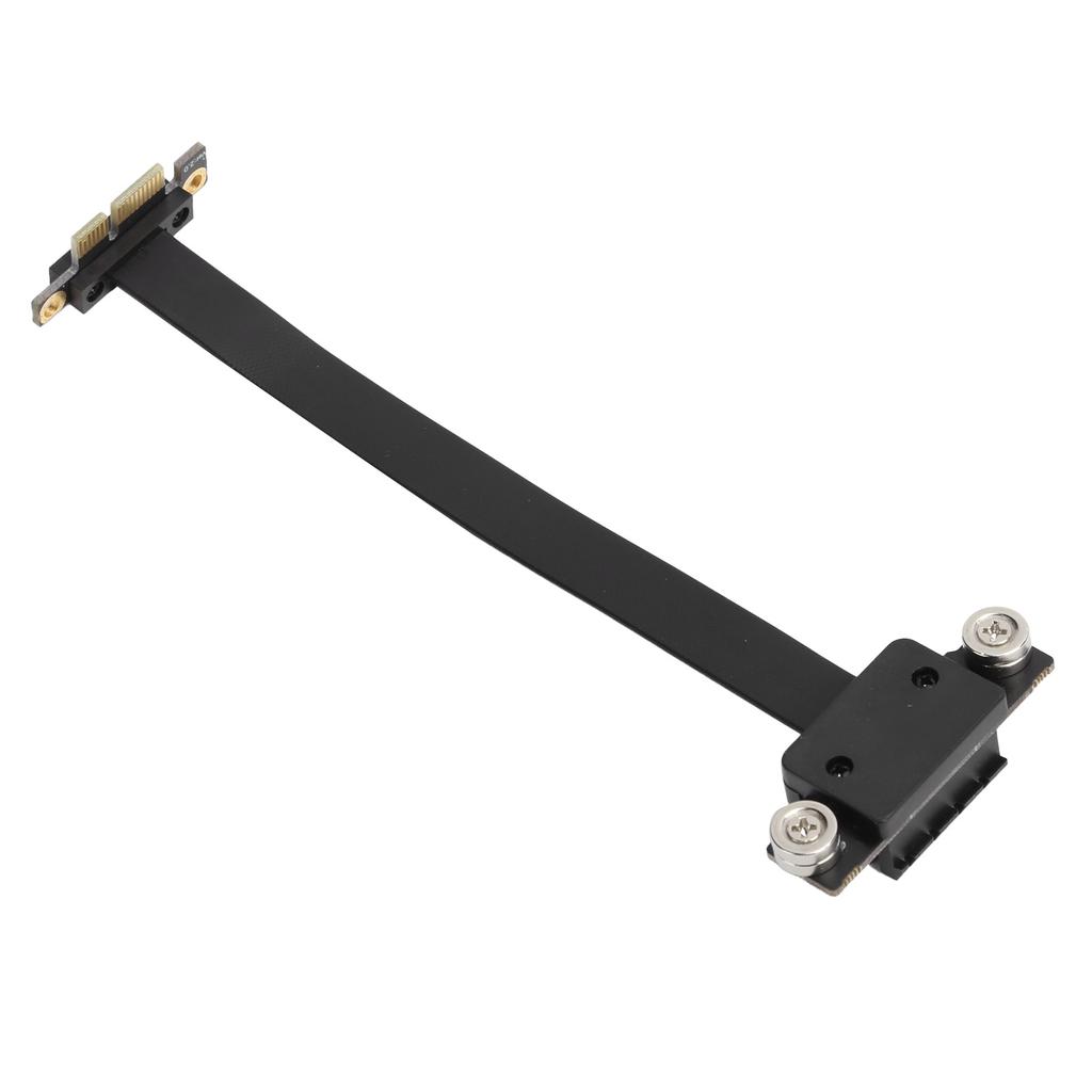 Extension Cable PCIE 1X Dual 90 Degrees  with LED Indication Magnetic Pad Network Adapter 15cm