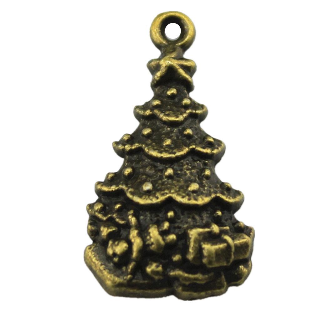 Acorn Charms Christmas Tree Pendants For Forest Nature Themed Jewelry