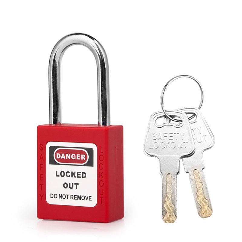BOZZYS Lockout Tagout Safety Padlock Factory,38mm Shackle Best Safety Lock Loto Padlock China Key BD-G01 (as the picture,lockout tagout&Plastic&Padlock)