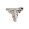 4Pcs 25mm Antique Triangular Corner Bracket Hardware Luggage Case Protector