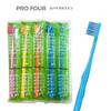 Ci Medical Ci PRO FOUR Lot de 25 brosses à dents à 4 rangées Brosse à dents Pro Four M Normal Spirale Double Poils