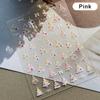 Xmas Tree Nail Stickers Embossed Nail Art Self-Adhesive Decals For Manicure Christmas Party Charm Nail Ornaments