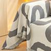 Geometric Printed Sofa Blanket Chenille Dustproof Anti-scratch Sofa Mat for Living Room Multipurpose Furniture Protection Cover