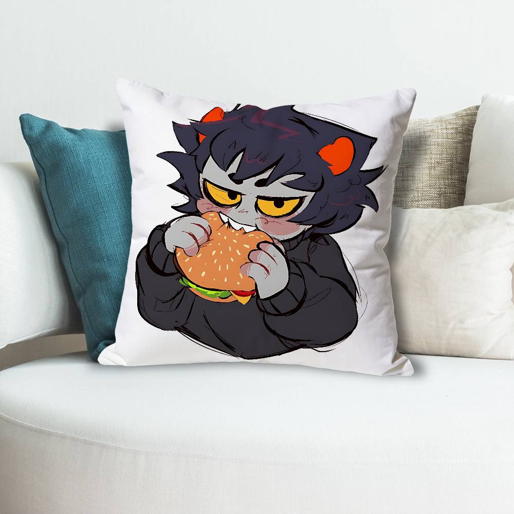 Cute KKarkat VVantas Various Sizes Square Pillow Case For Car Home Bedchamber Decor Custom Valentine Gift