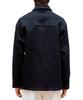 LAB101 Semi-Overfit Normal Wash Denim Shacket (Dark Blue)
