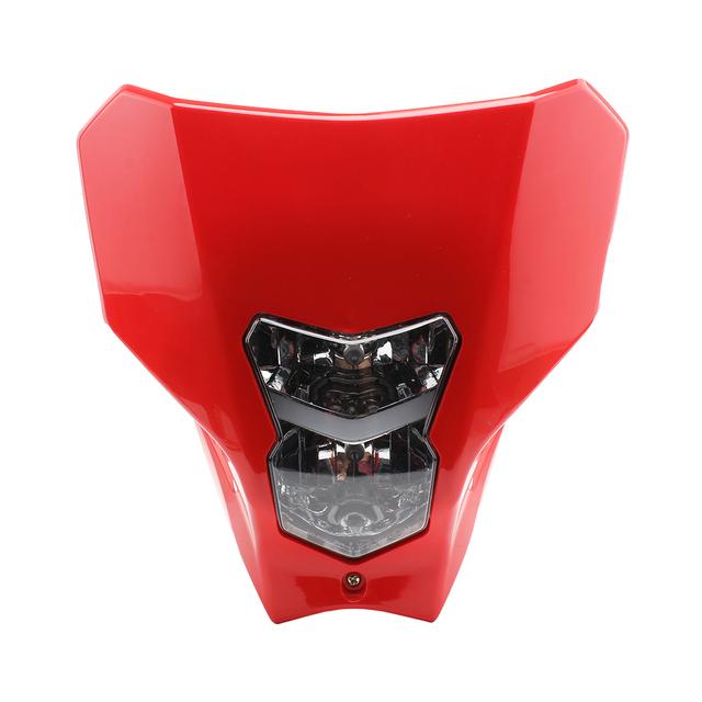 Motorcycle Headlight Plate Motocross Enduro Accessories Fairing for Honda CRF 450 2019 2020 Halogen Lamp Dirt Bike Headlamp Moto