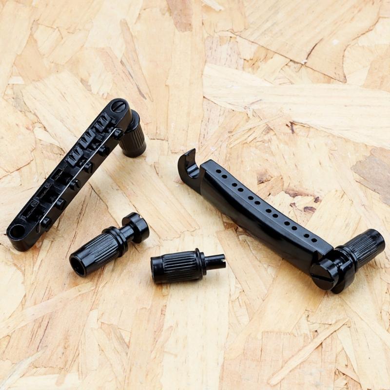 12 String Electric Guitar Bridge Roller Saddle Bridge Tailpiece Easy Install