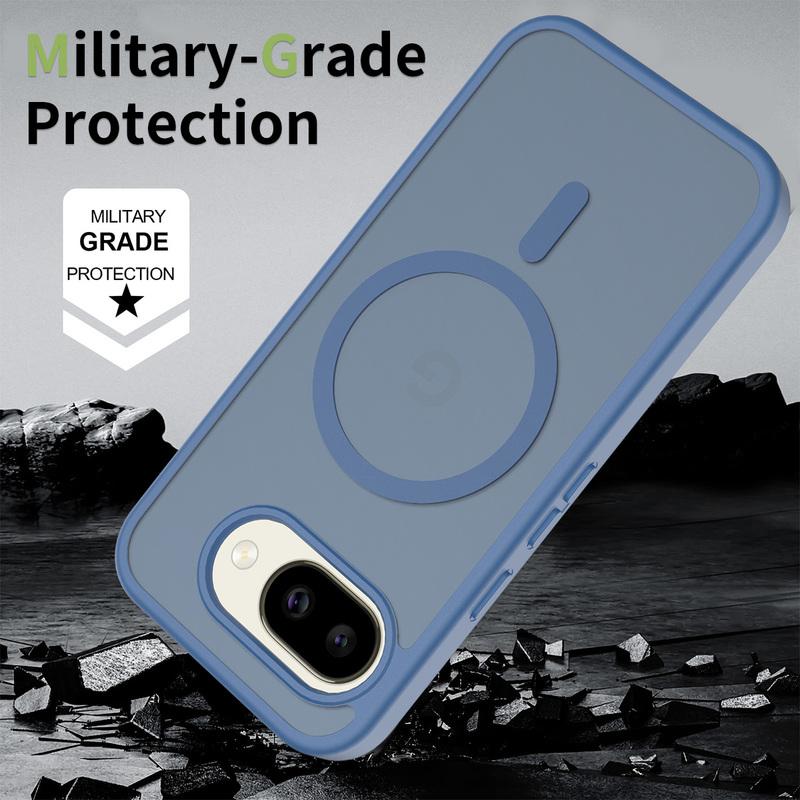 Business Translucent For Magsafe Case For Google Pixel 10 9 Pro XL 10A 9A Shockproof Wireless Charge Matte Magnetic Hard Cover