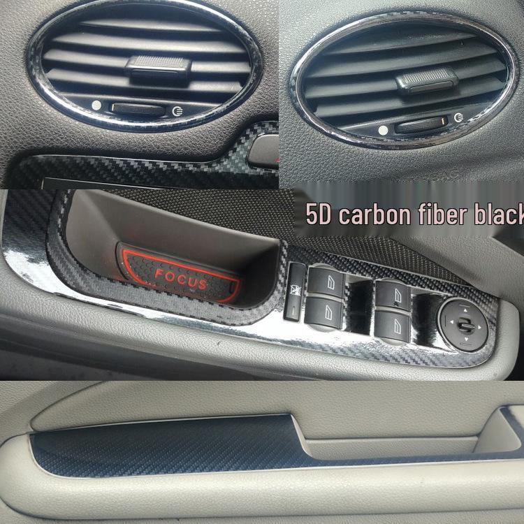 Ford Focus 2005-2008 Carbon Fiber Interior Console Sticker