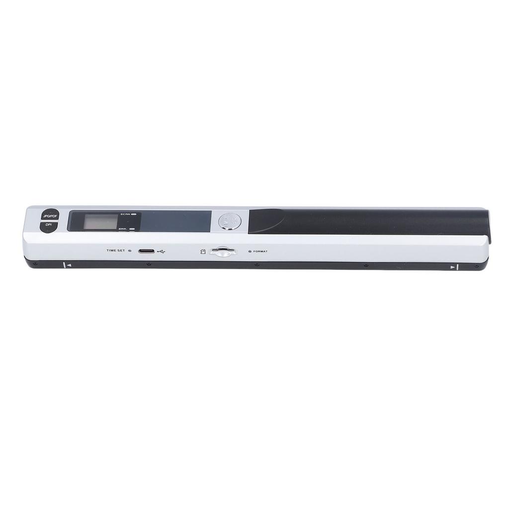 Portable Scanner for A4 Documents Photo Pictures Receipt 8.27 Inch HD 900DPI Color Mobile Handheld Scanner Wand for