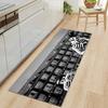 Skull Sand Wardrobe Shoe Cabinet Long Floor Mat