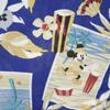 The Disney Store Mickey Mouse Short Sleeve Aloha Shirt L 10-12 Blue Kid's Used