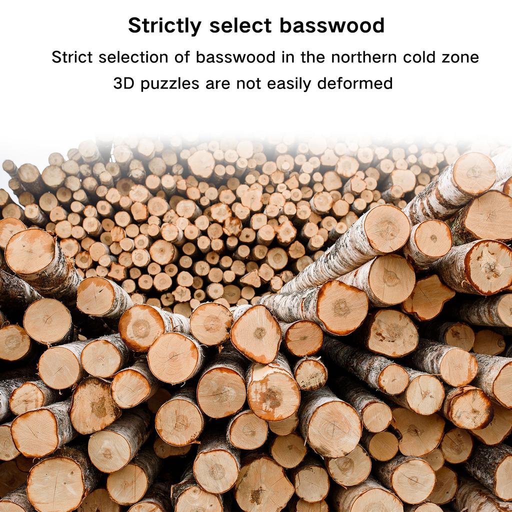 3D Wooden Puzzle Music Box Creative Ferris Wheel Decoration DIY Basswood Ferris Wheel Crafts Christmas Music Box Christmas Gifts