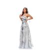 Halloween New Vampire Ghost Bride Ink Smudge Dress Stage Performance Costume