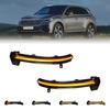 New Amber Flashing Sequential Turn Signal Lamps for VW for Touareg MK2 II 7P 10-18 7P6949101 Mirror Blinker Dynamic Indicator