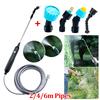 Portable Electric Sprayer atering Spray Irrigation Tool USB Rechargeable Telescopic Handle with 2/4 Nozzles for Plant Irrigation
