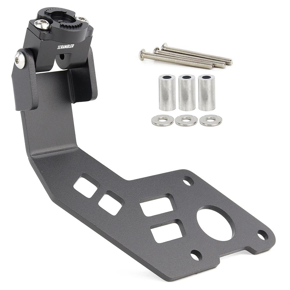 Dla DUCATI SCRAMBLER 800 Scrambler800 2024-2025 Motocykl Aluminiowy Uchwyt Nawigacji GPS Adapter do Telefonu Uchwyt Montażowy