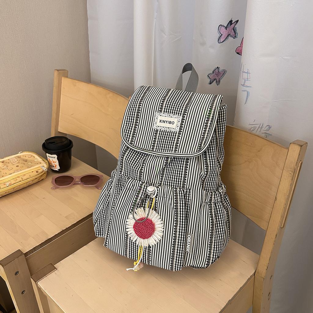 Schoolbag1011 Korean version backpack women's leisure versatile campus high value large beginner commuting outdoor travel small schoolbag