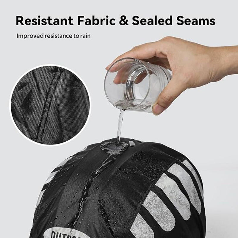 Mountain Bicycle Helmets Rain Cover with Reflective Strip Outdoor Windproof Breathable Cycling Helmet Cover