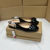 Fashion Shoes for Women  Comfortable Shallow Female Footwear Peep Toe Slingbacks Back Strap Casual Slip On Ladies Flats