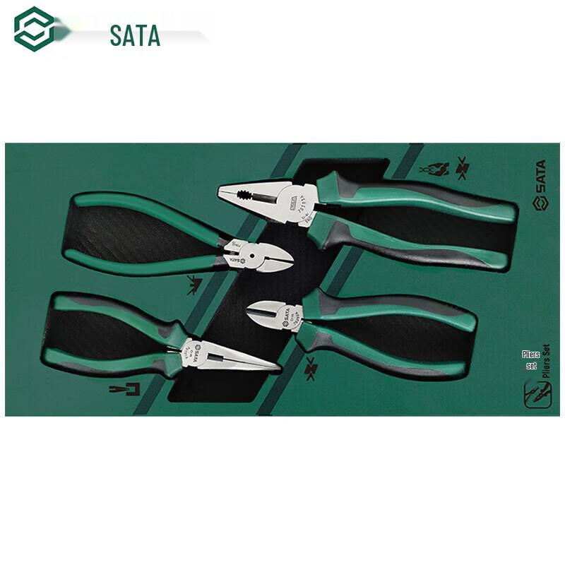 SATA 4-Piece Pliers Tool Tray Set 4-Piece Set