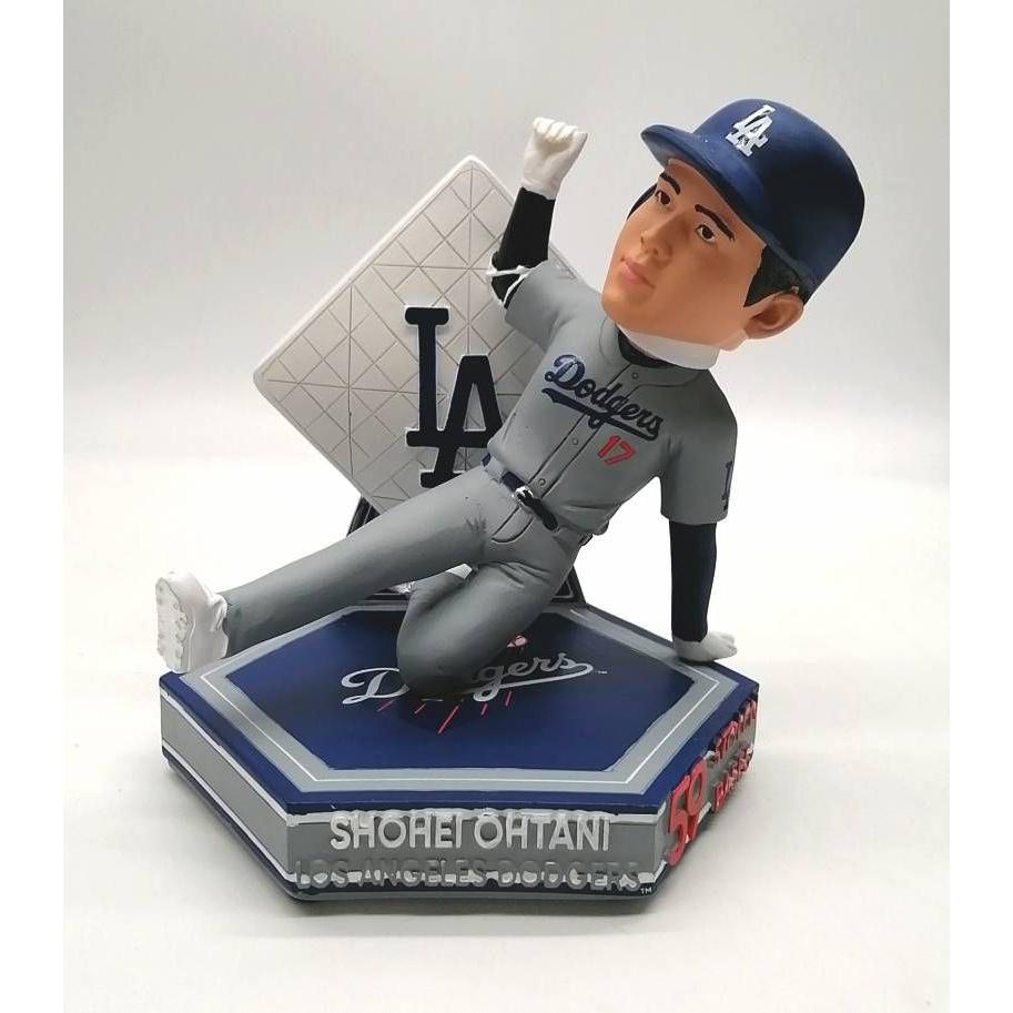 Used New! FOCO 2025 Dodgers Shohei Ohtani Bobblehead Stolen Base Ver. Limited Edition of 2000 with Serial Number Commemorating 50-50 Achievement (59