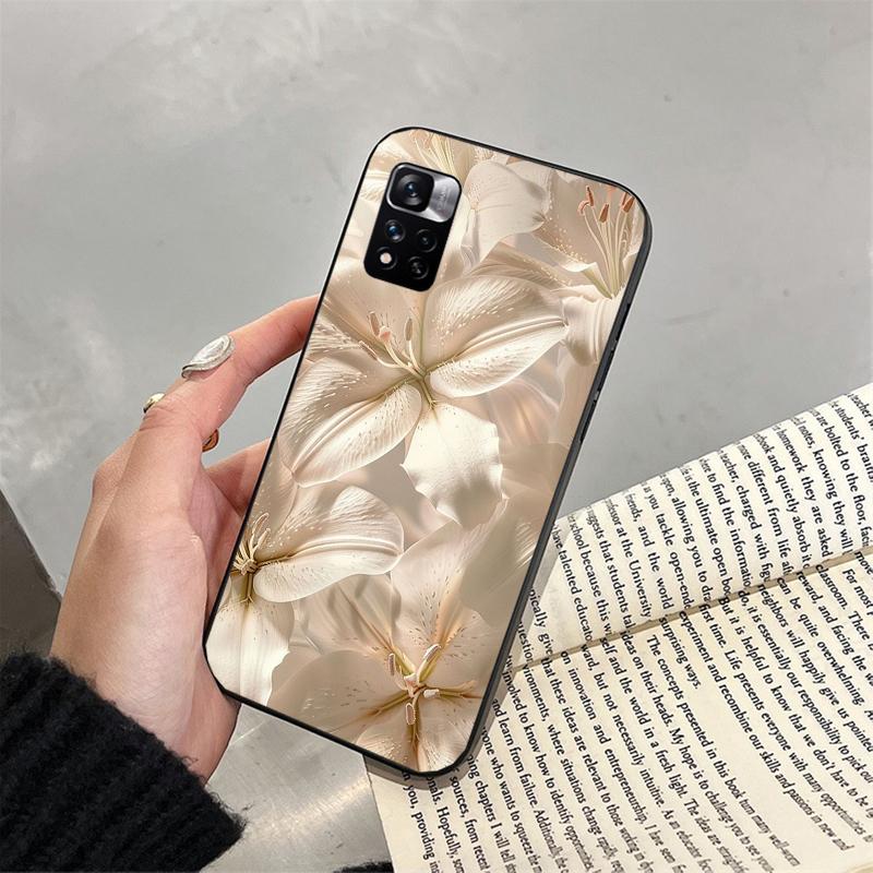 Phone Case For Xiaomi Poco C71 15T 14T Pro Redmi Note 15 14 14 13 Pro Redmi A5 15C 13C Oil Painting Lily Flower