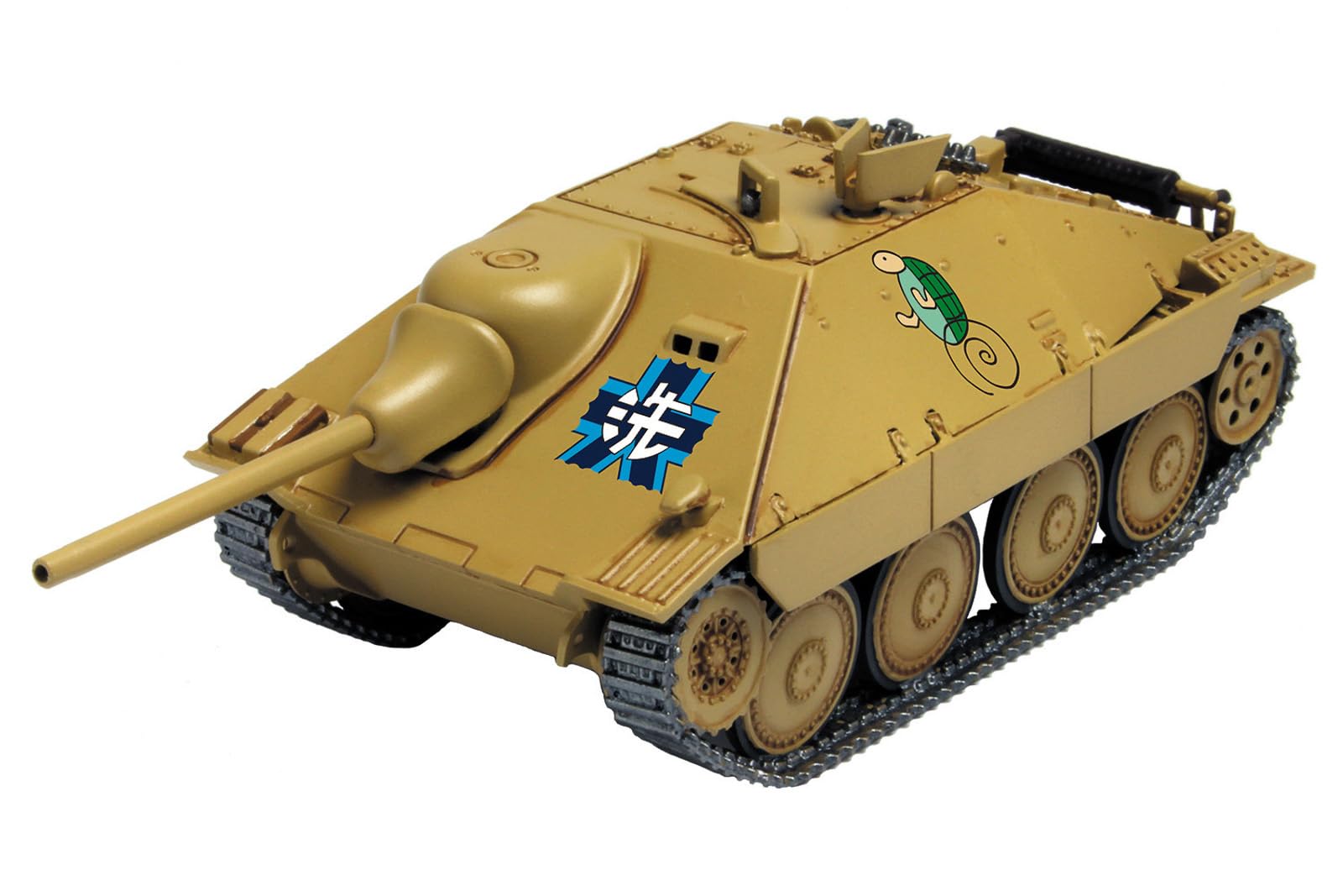 

PLATZ Girls und Panzer Final Chapter Easy Model Tank Road 38(t) Tank Kai (Hetzer Specification) Kame-san Team 1/56 Scale Plastic Model GP56-5