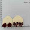 Retro Burgundy Bowknot Stud Earrings - Niche, Sweet, and High-End for Autumn/Winter 2025