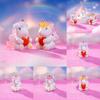 Whimsical Miniature Resin Unicorn Figures For Car Dashboard And Home Decor Blue Red Yellow Pink