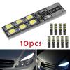 10pcs Car LED Lights Bulb 6000K White Lighting Error Free Canbus For Mercedes W204 C300 DC12-24V Accessories Car Light Bulbs