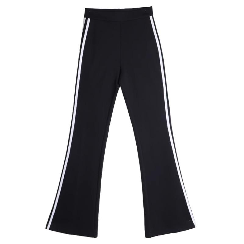 Women's 2025 Spring High-Waist Slimming Bodycon Flare Sweatpants