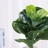 Party Supplies Courtyard Ornament Fake Plants Faux Leaves Lifelike Greenery Artificial Ficus Branch