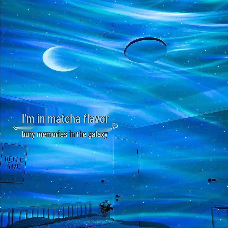 Moon Bluetooth Speaker with Laser Night Light - Rechargeable Model, Perfect Kid's Gift for Creating an Enchanting Atmosphere