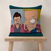 Lustiger B-Beavis And BUTT-HEAD Kissenbezug Kissenhülle Polsterung Sofa Wurfkissen Heimdeko Kissenbezug