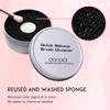 Docolor Make-up-Pinsel-Reiniger-Box, Farbentfernungsschwamm, trockener Make-up-Pinsel, Schnellreiniger-Schwamm für Make-up-Pinsel, entfernt Schattenfarbe