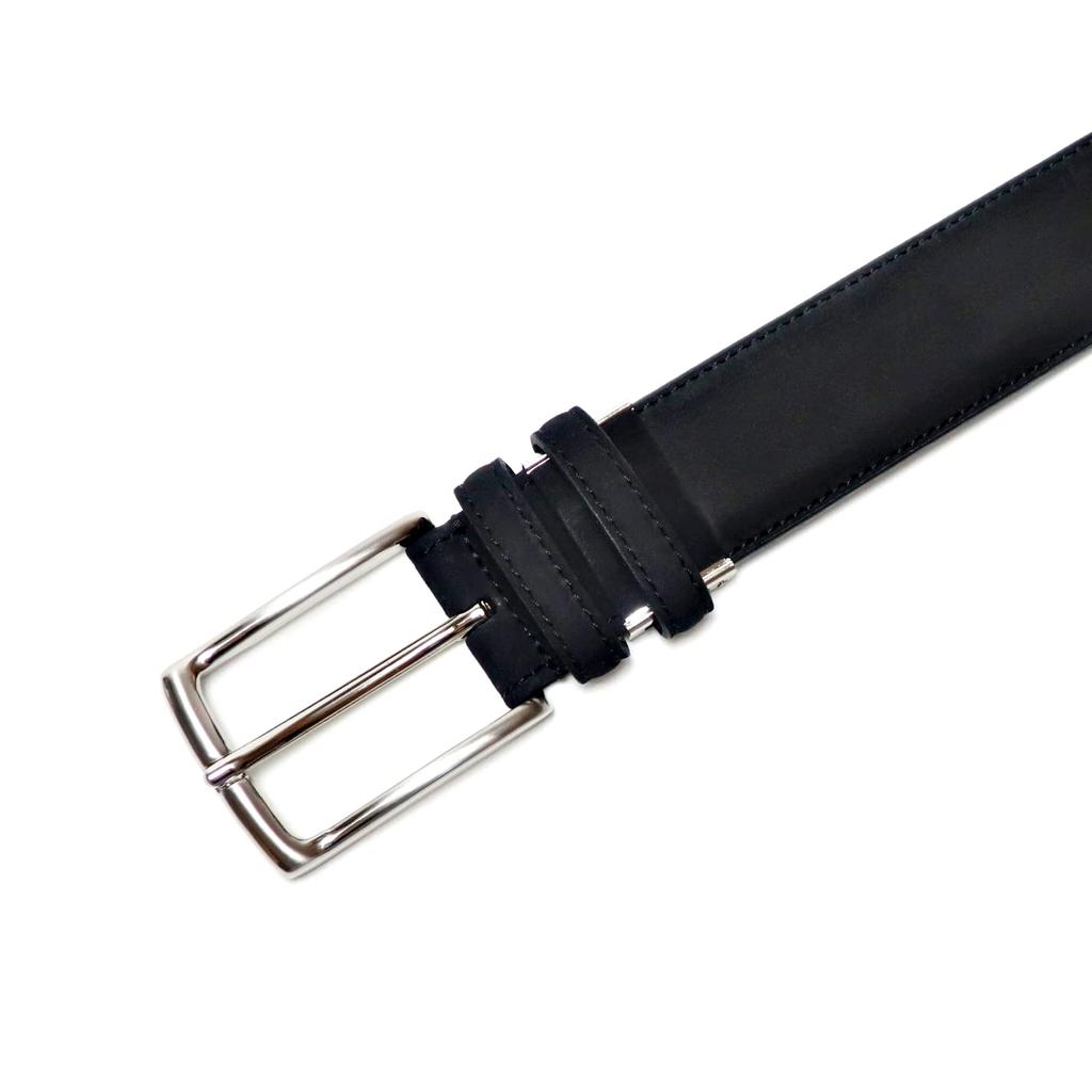 KIETH Business Schwarz Nubuk Made in Herren Gürtel, Leder, Japan, KE21228-19