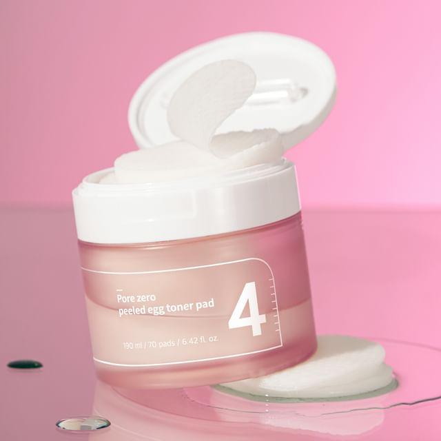 numbuzin - No. 4 Pore Zero Peeled Egg Toner Pad 70 pcs